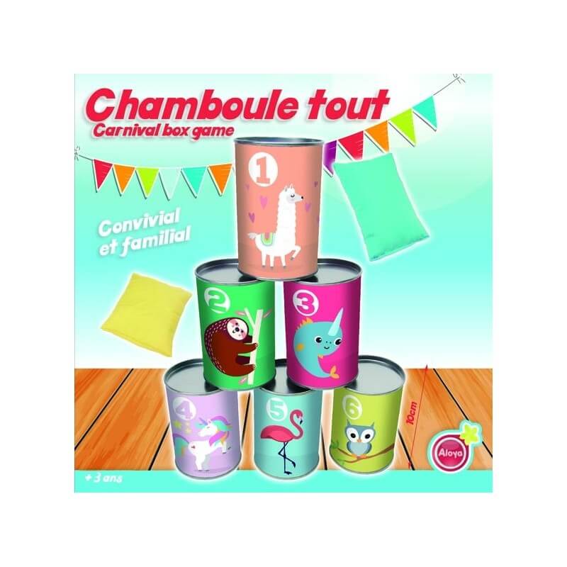 Paris Prix Be Toy's - Jeu Enfant Chamboule Tout 8cm Multicolore :  : Jeux et Jouets