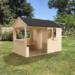 Maison, Cabane en bois pour enfant, balançoires, portiques en bois - Couleur  Garden